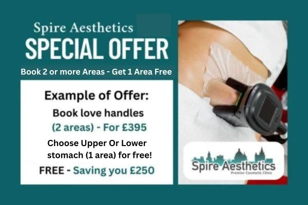 Fat Freezing Promotion Stoke upon Trent from Spire Aesthetics - Book Today!