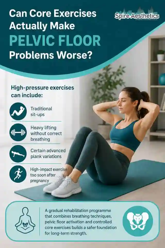 Can Strengthening Your Core Alone Actually Make Pelvic Floor Problems Worse Stoke upon Trent?